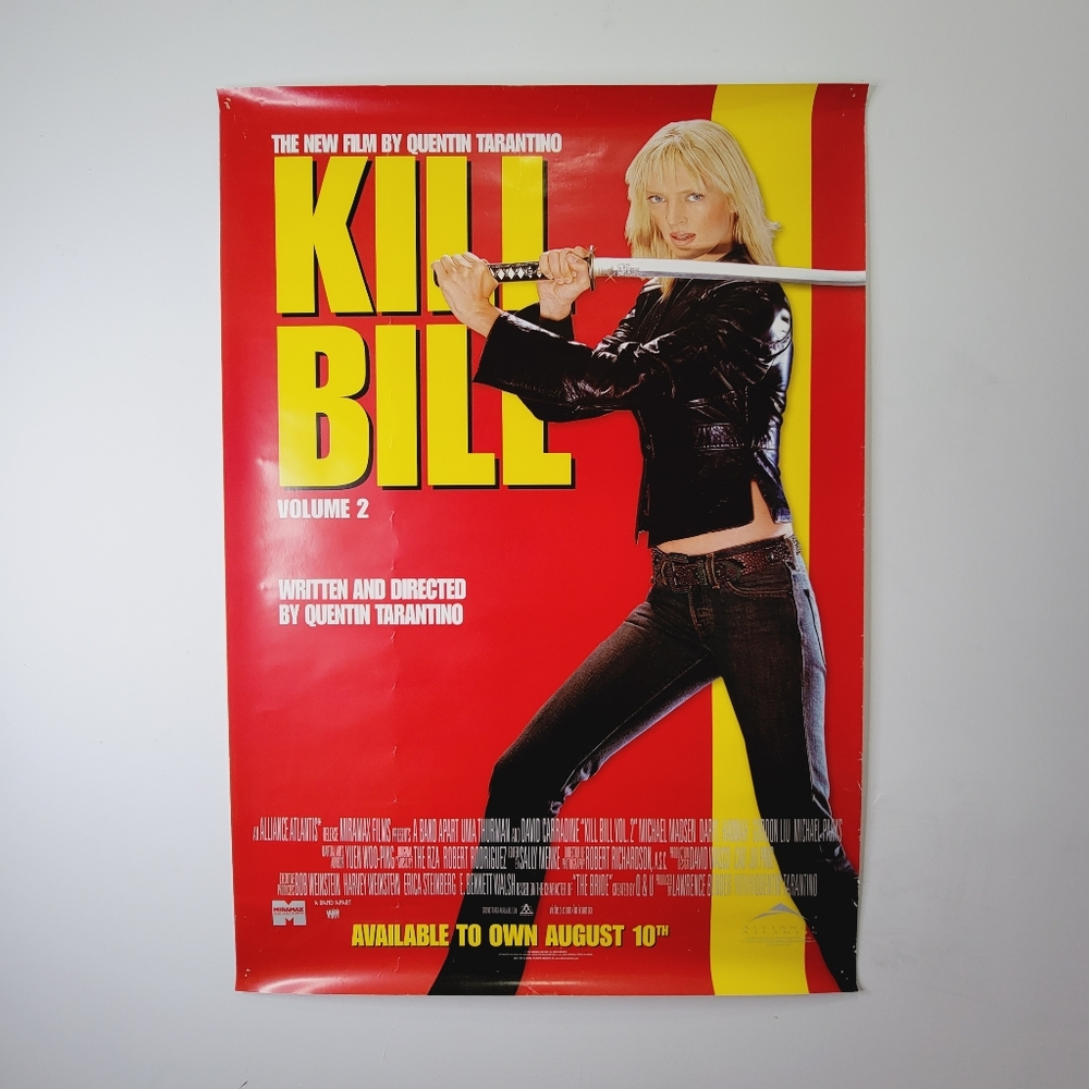 Original vintage Kill Bill Vol. 2 movie poster
